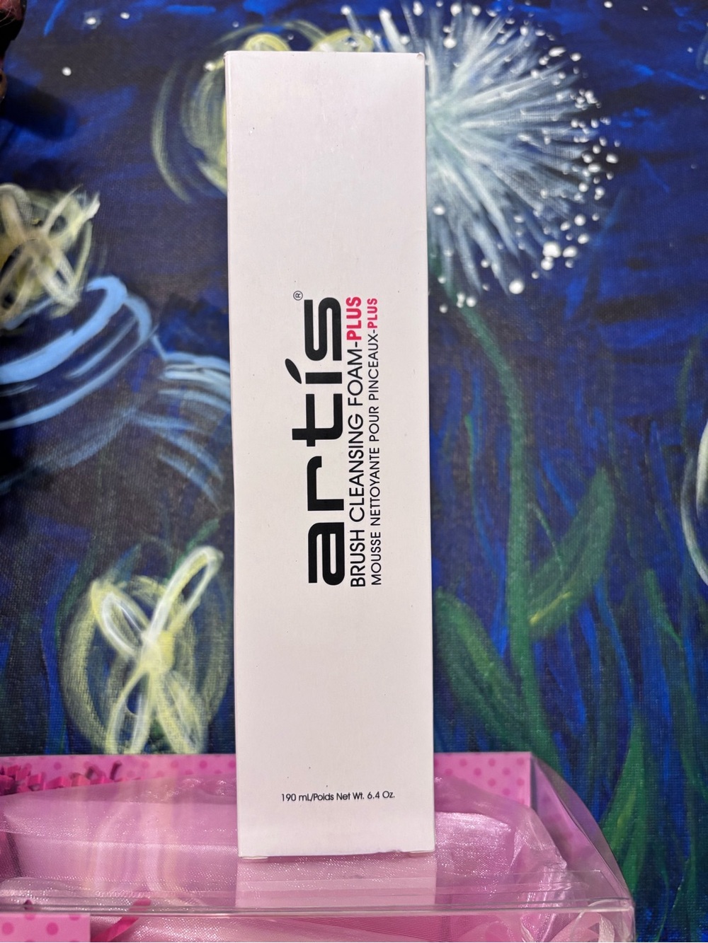 artis Brush Cleansing Foam Plus - White and Pink Accents
